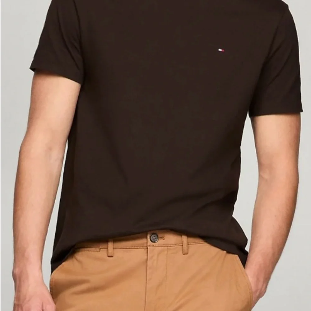 Tommy Hilfiger Dark Brown / Cabernet‎ T-Shirt (NWOT, Size Medium)